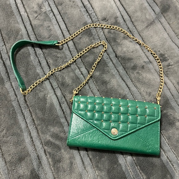 Green Rebecca Minkoff Envelope Purse - Picture 1 of 5
